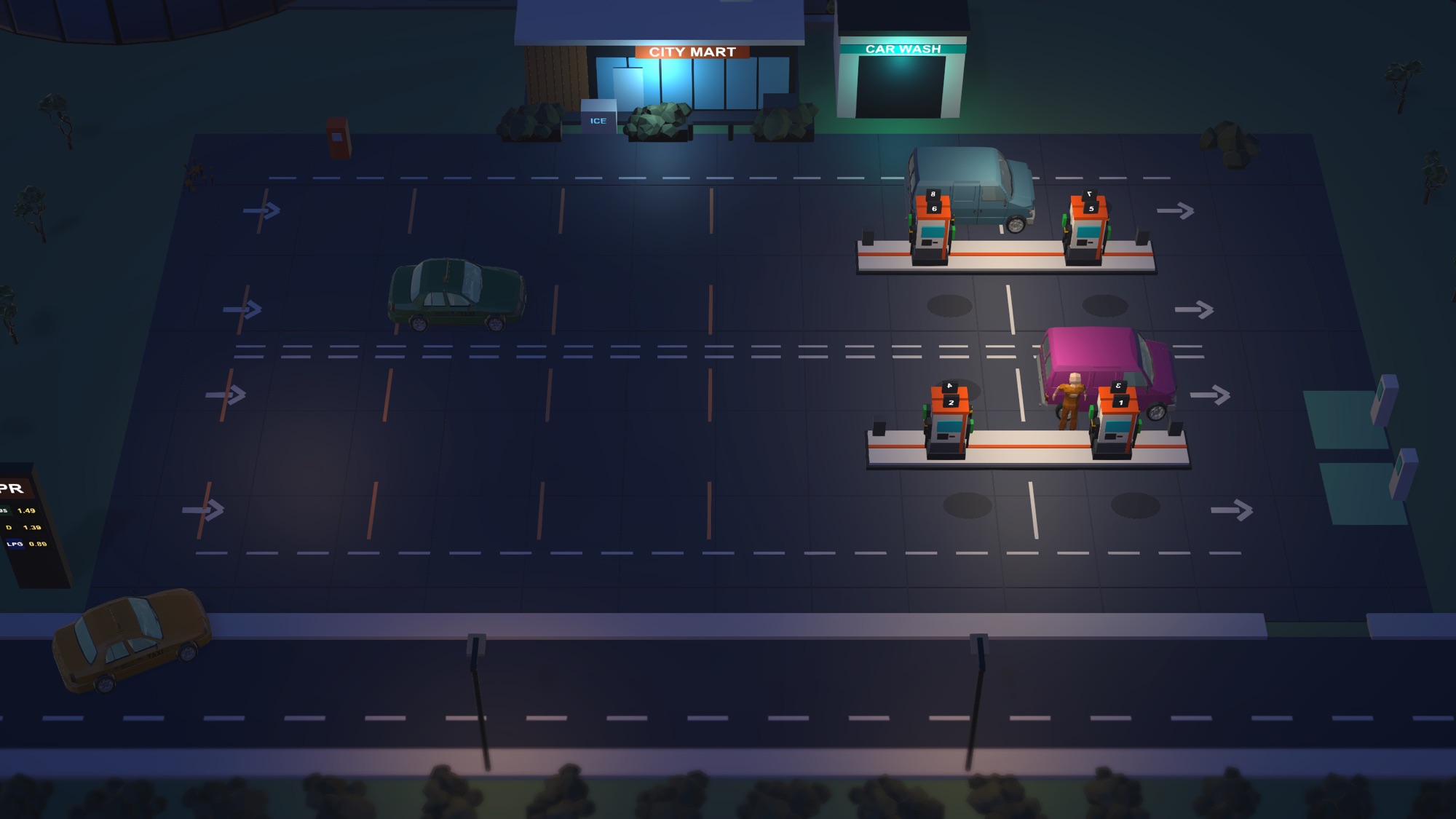 Night at City Corner